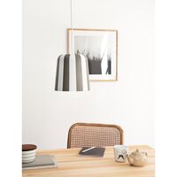 Gry Hanglamp Grijs/ Wit
