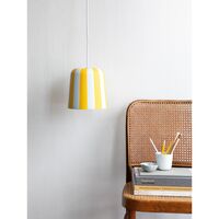 Gry Hanglamp Geel/ Wit