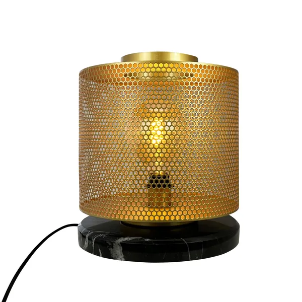 French Collection Nantes Table Lamp Brass/ Marble