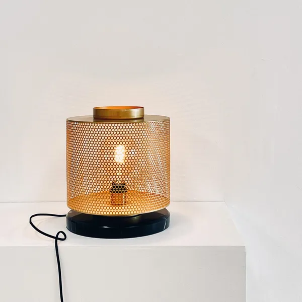 French Collection Nantes Table Lamp Brass/ Marble
