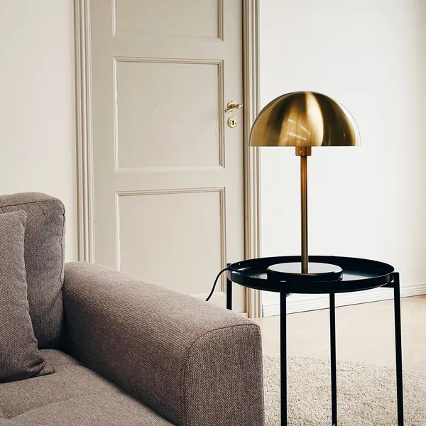 French Collection Nancy Table Lamp Brass/ Black/ Marble