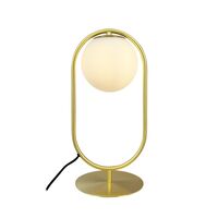 French Collection Reims Table Lamp Brass/ White