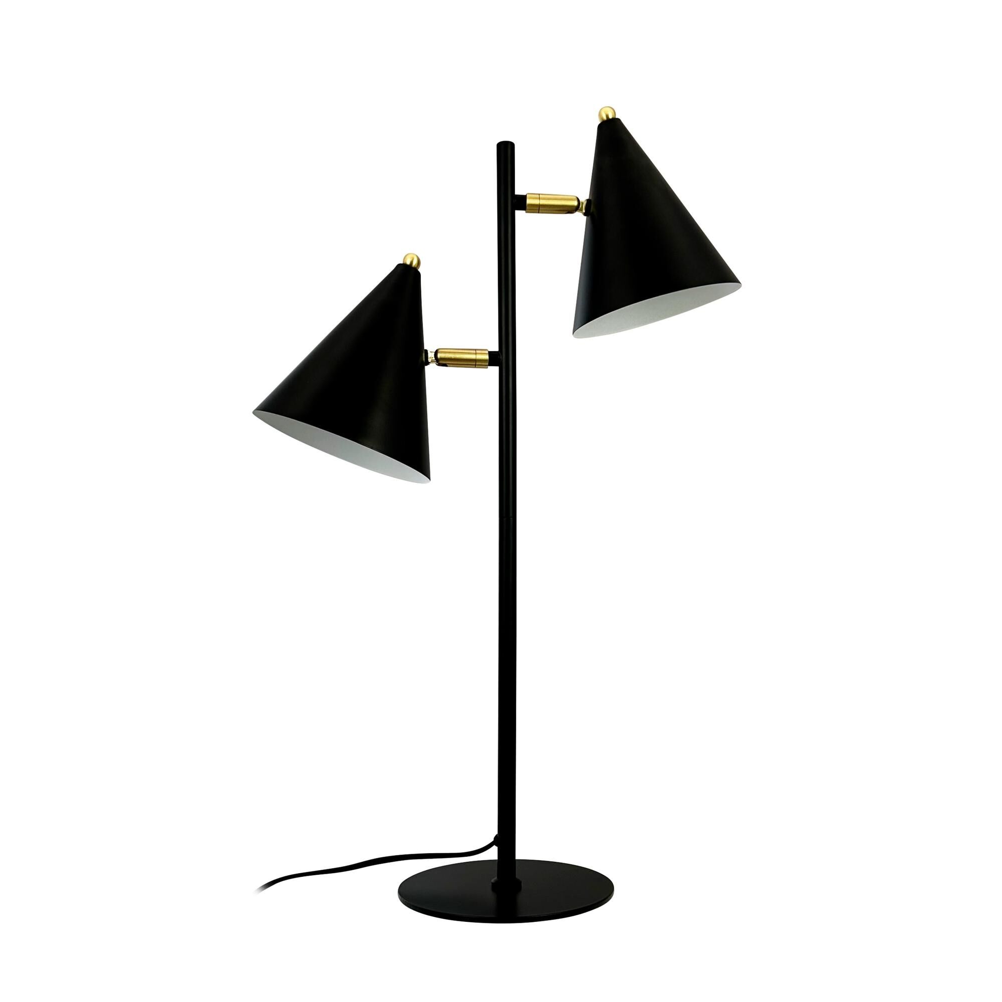 Fransk Kollektion Rouen Bordslampa Svart