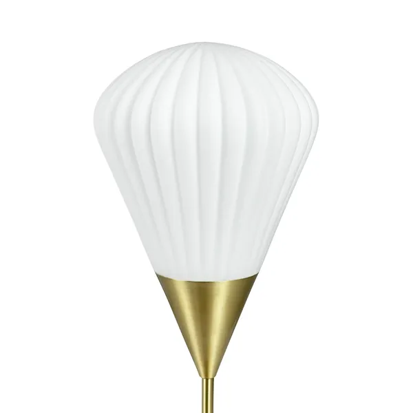 Bordlampe Opal/ Messing
