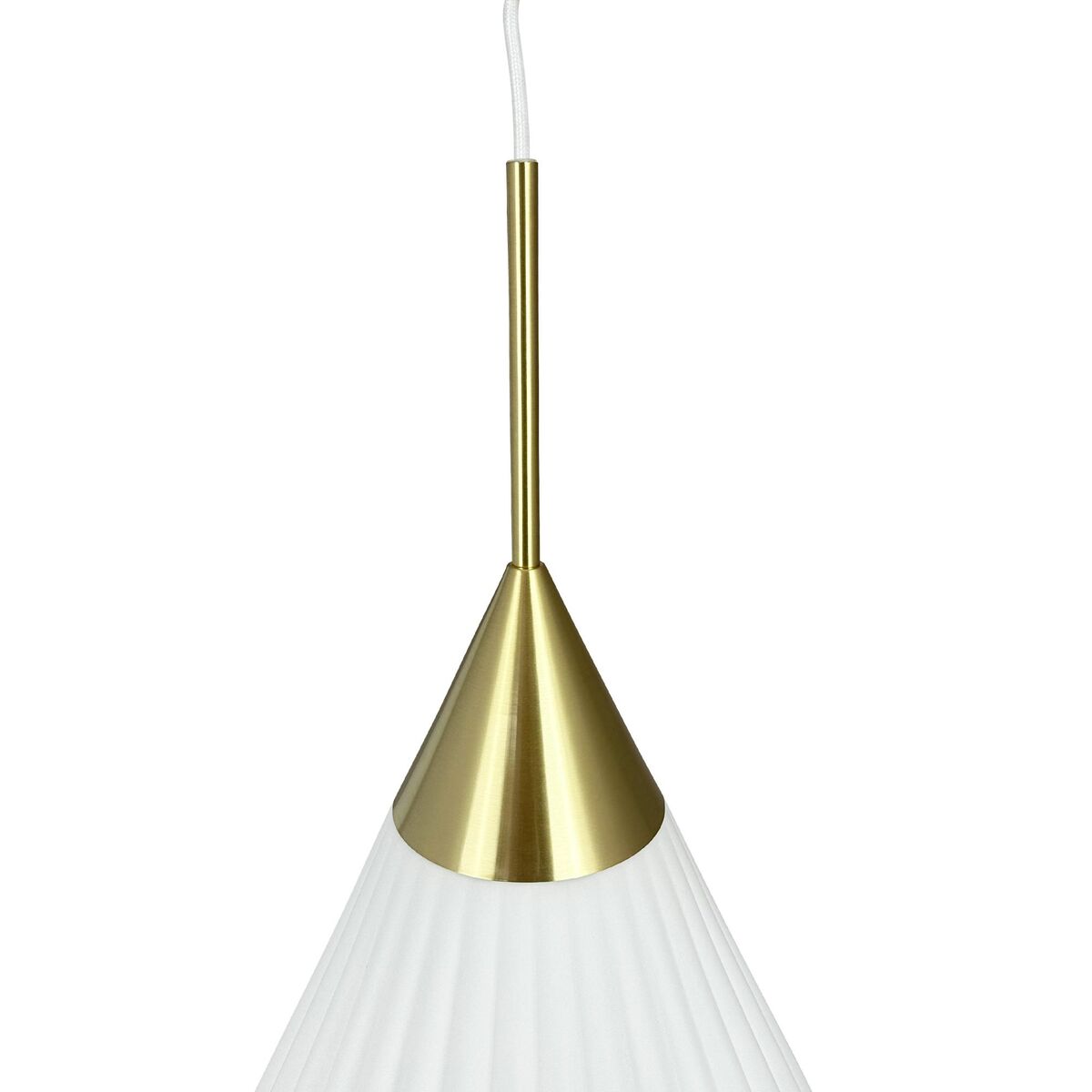 Lampadario A Palloncino Piccolo in Opale/ Ottone