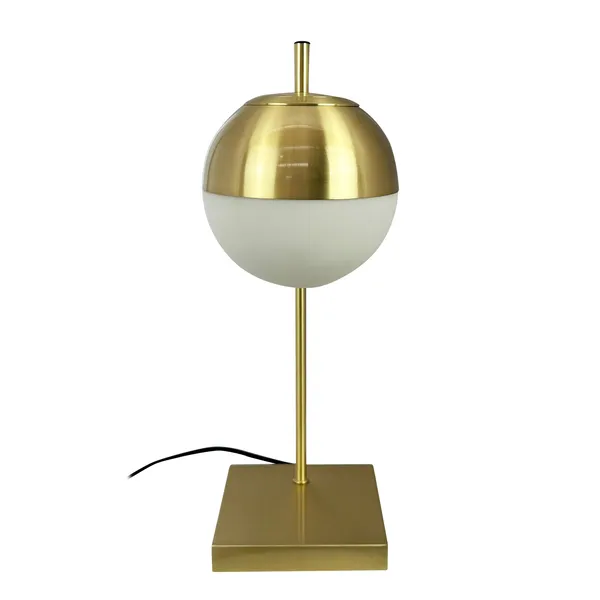 French Collection Caen Table Lamp Brass/ White