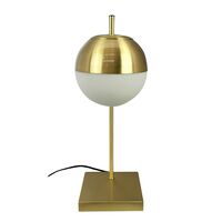 French Collection Caen Table Lamp Brass/ White
