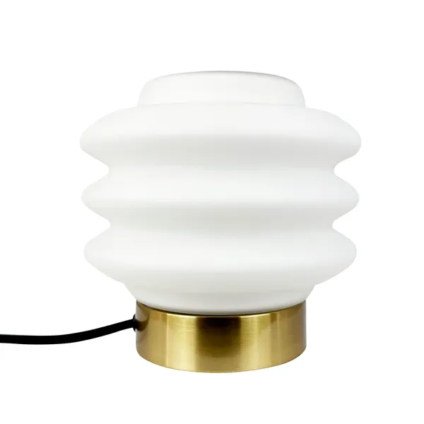 Diva Tischlampe H15 Opal/ Messing