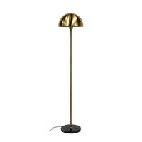 French Collection Menton Gulvlampe Messing/ Sort/ Marmor