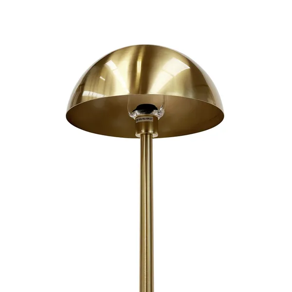 French Collection Menton Gulvlampe Messing/ Sort/ Marmor