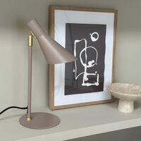 DL12 Table Lamp Mini Beige/ Brass
