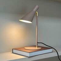 DL12 Table Lamp Mini Beige/ Brass