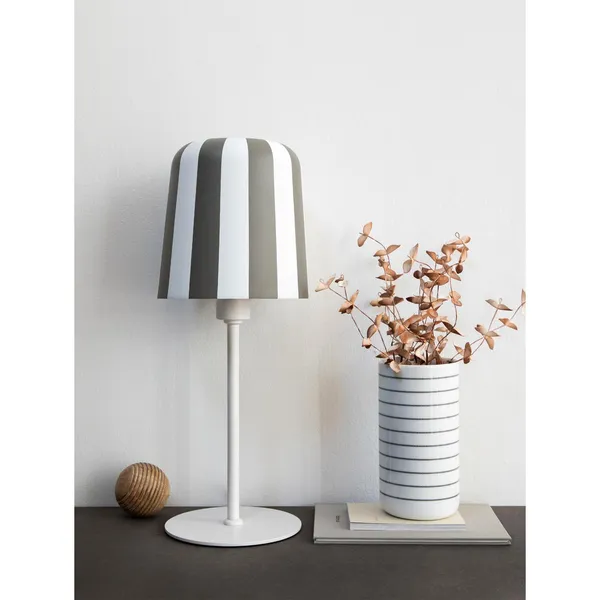 Gry Table Lamp Gray/ White