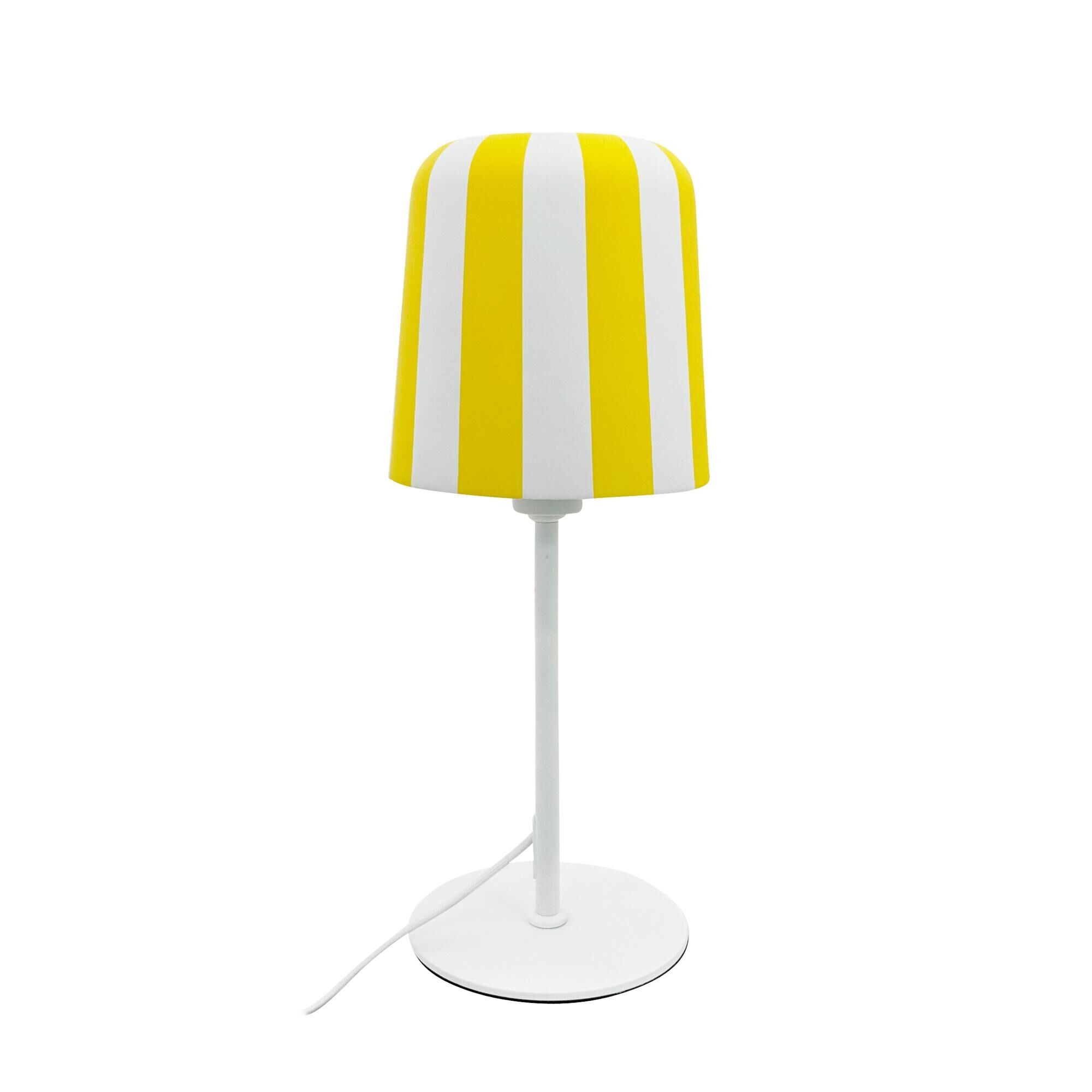 Gry Bordslampa Gul/ Vit