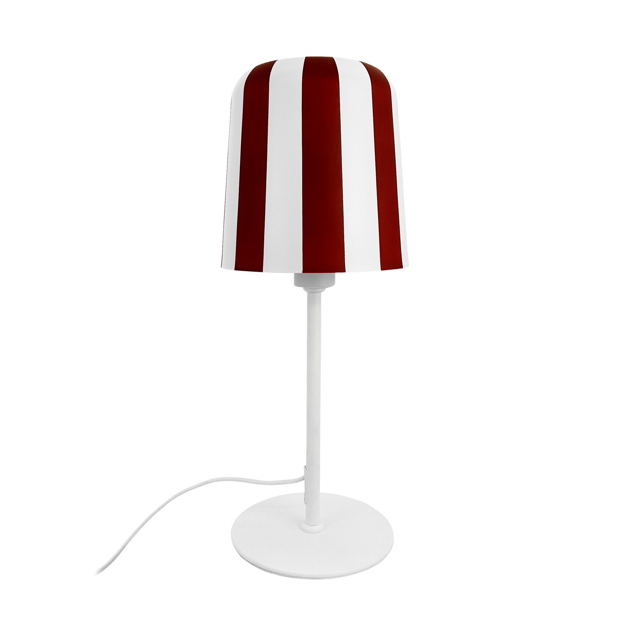 Gry Bordslampa M&ouml;rkr&ouml;d/ Vit