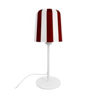 Gry Tafellamp Donkerrood/ Wit