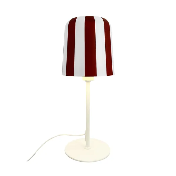 Gry Tafellamp Donkerrood/ Wit