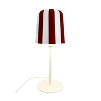 Gry Tafellamp Donkerrood/ Wit