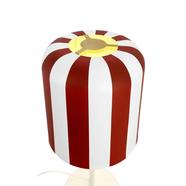 Gry Tafellamp Donkerrood/ Wit
