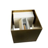 Venus Wandlamp 10x10 Messing