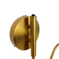 Futura Wall Lamp With Arm Brass | AndLight