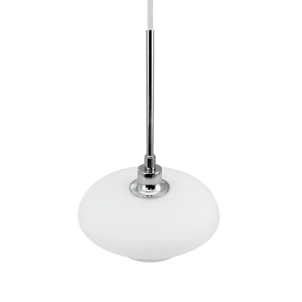 AVA Pendelleuchte Ø20 Opal/ Chrom