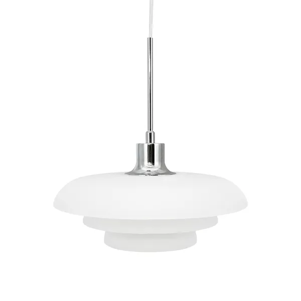 AVA Pendel D31 Opal/Krom