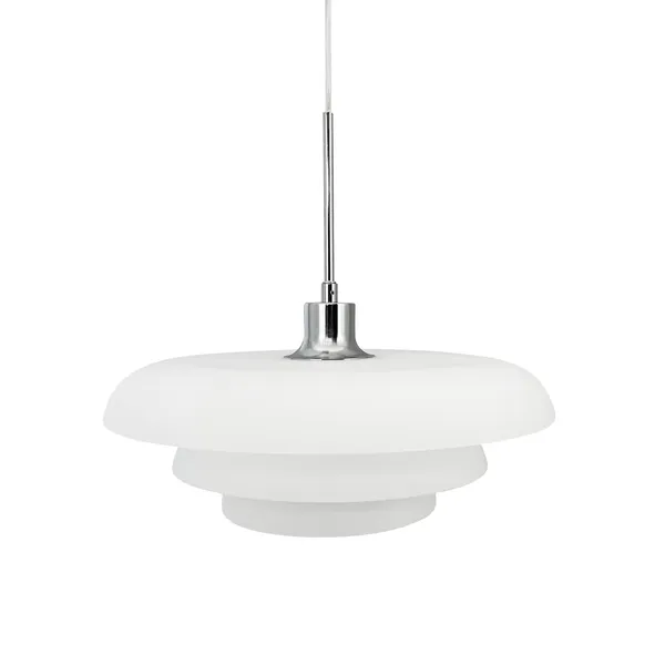 AVA Pendel D40 Opal/Krom