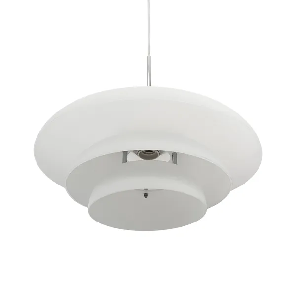 AVA Pendel D40 Opal/Krom