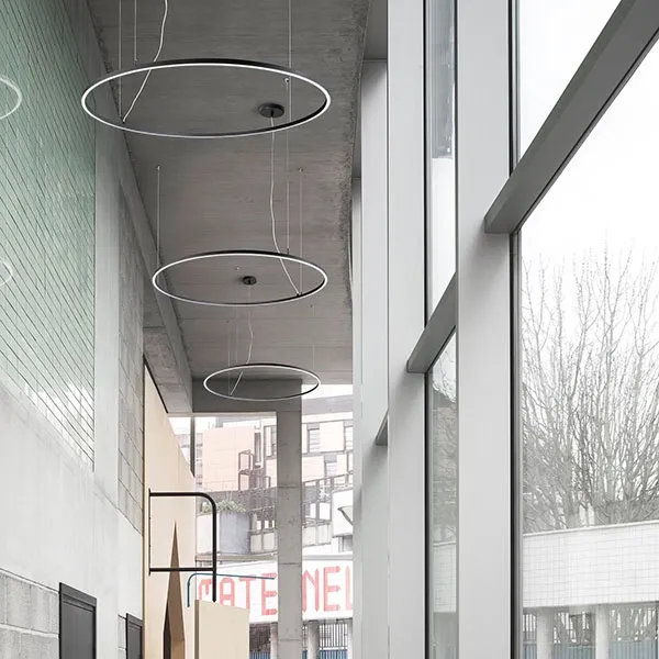 Zirkol C Pendel Sort Ø150 4000K Downlight