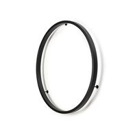 Zirkol Circle Applique Murale Noir Ø100 2700K