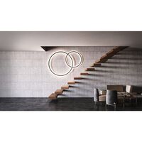 Zirkol Circle Wall Væglampe Sort Ø150 3000K