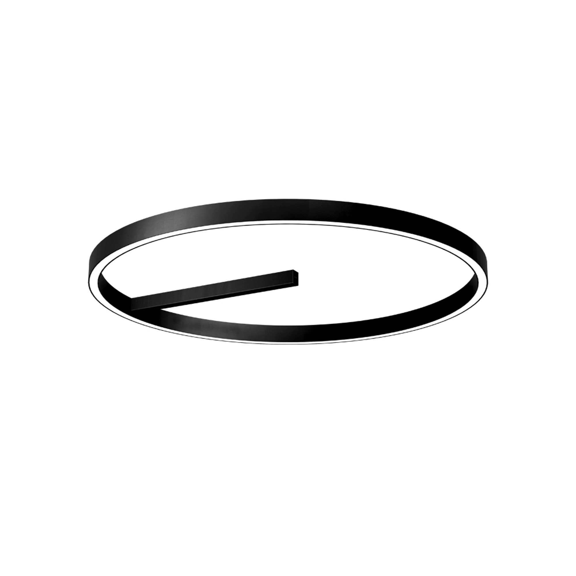 Zirkol Taklampa Svart &Oslash;80 2700K