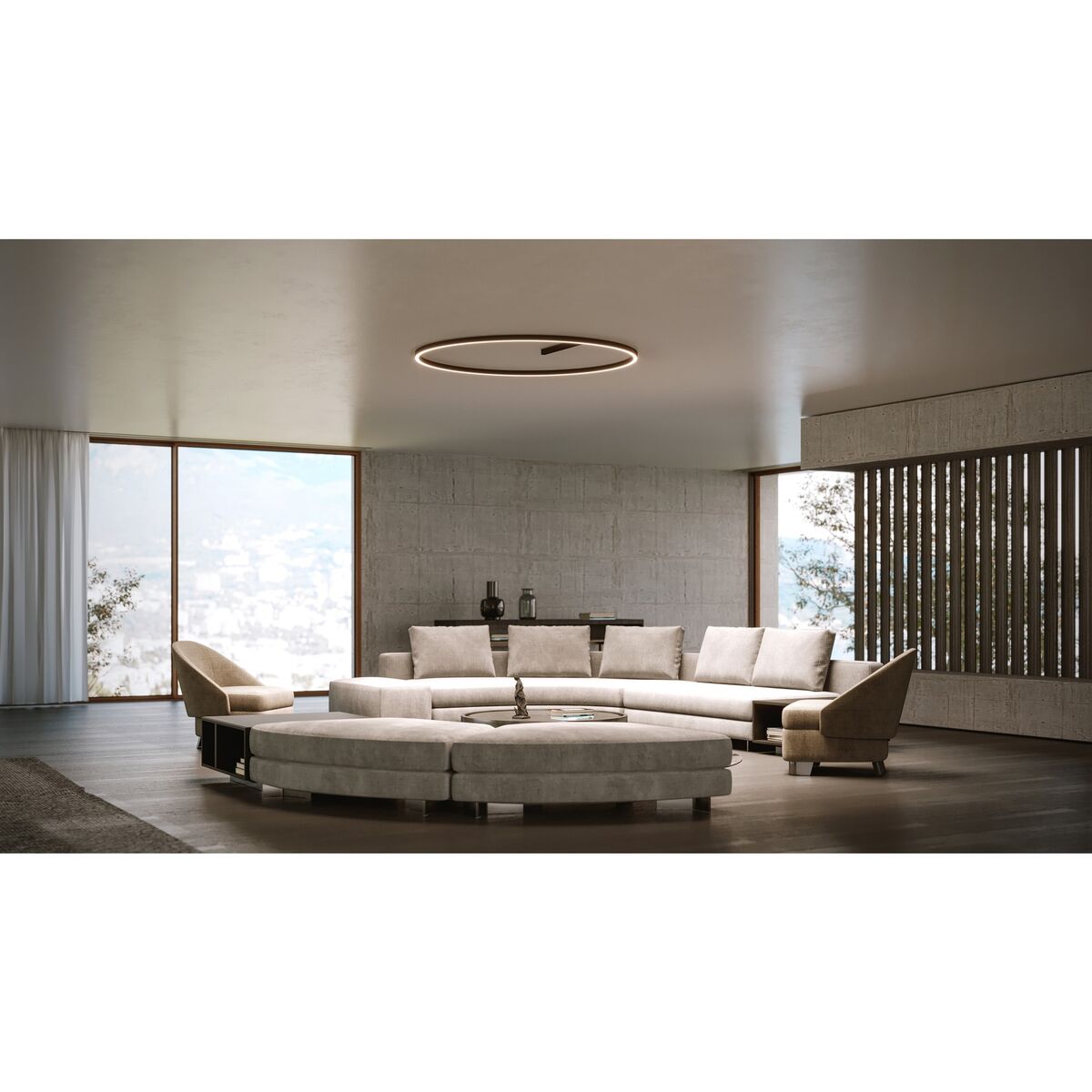 Zirkol Ceiling Light White Ø100 2700K