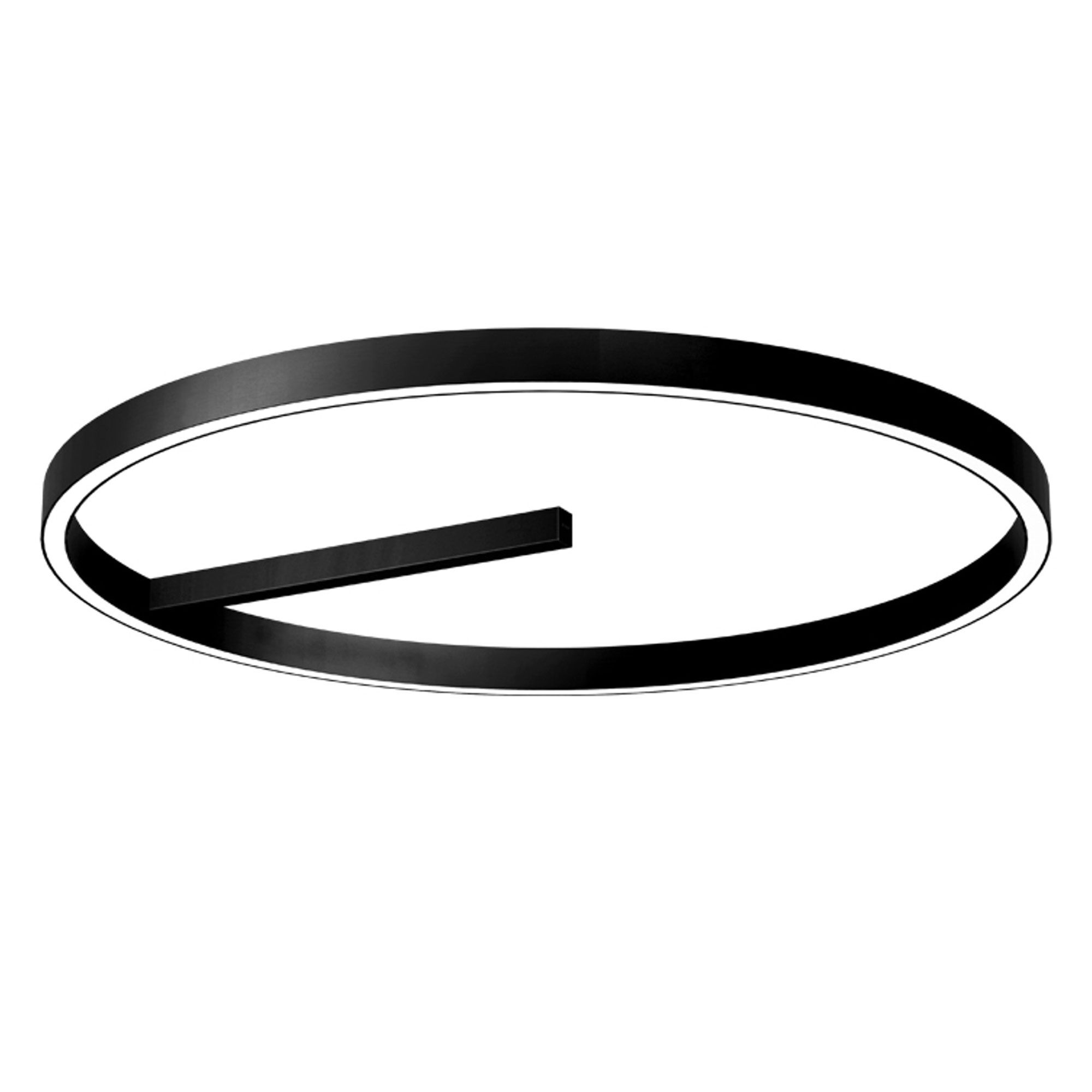 Zirkol Taklampa Svart &Oslash;100 3000K