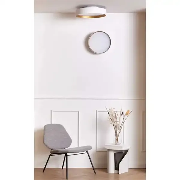 LUCIA 35 Wall/ Ceiling Light 2700K White/Gold