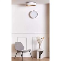 LUCIA 35 Wall/ Ceiling Light 2700K White/Gold