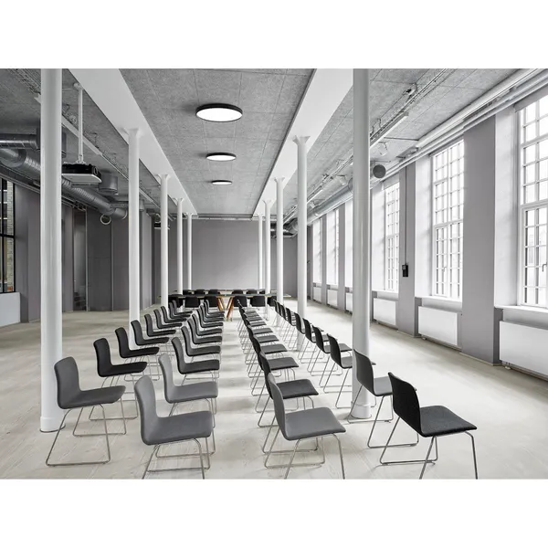 Lucia 60 Lampada da Soffitto Nera 2700K