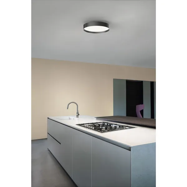 Lucia 60 Lampada da Soffitto Nera/Oro