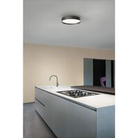 Lucia 60 Lampada da Soffitto Nera/Oro