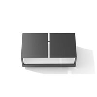 ASK Væglampe Sort, 11W LED