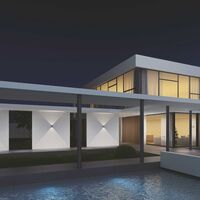 Frey Udendørs Væglampe Up/Downlight Corten