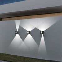 UNA Lampada da Parete LED Nera