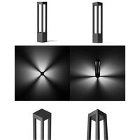 ODIN Lampada Da Esterno Nera, 22W LED