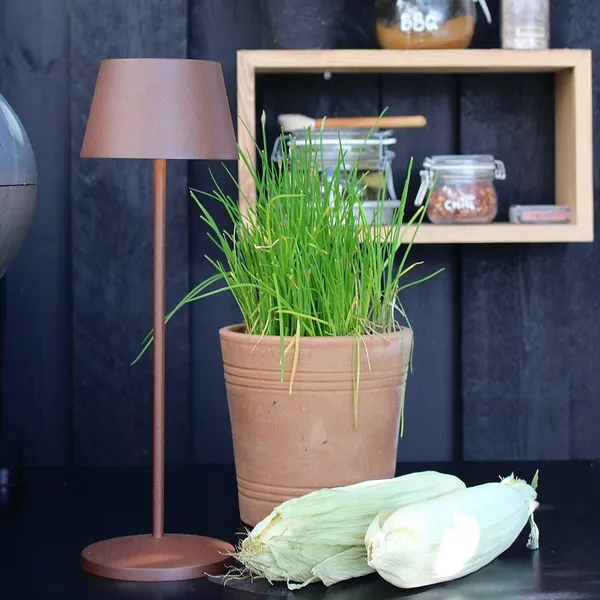 Modi Transportable Lampe Corten