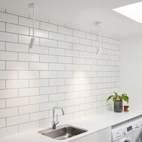 Iris Væg/Loftlampe Sort