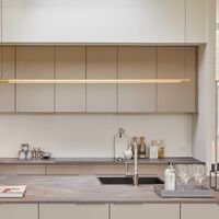 Straw Pendant L200 Brass