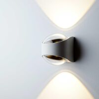 Saga Outdoor Wall Lamp White