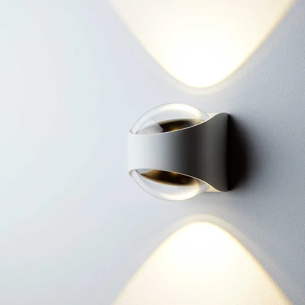 Saga Outdoor Wall Lamp White