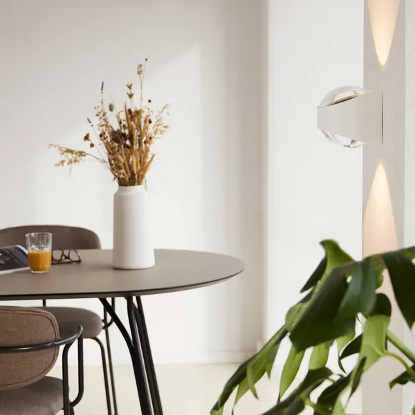 Saga Outdoor Wall Lamp White
